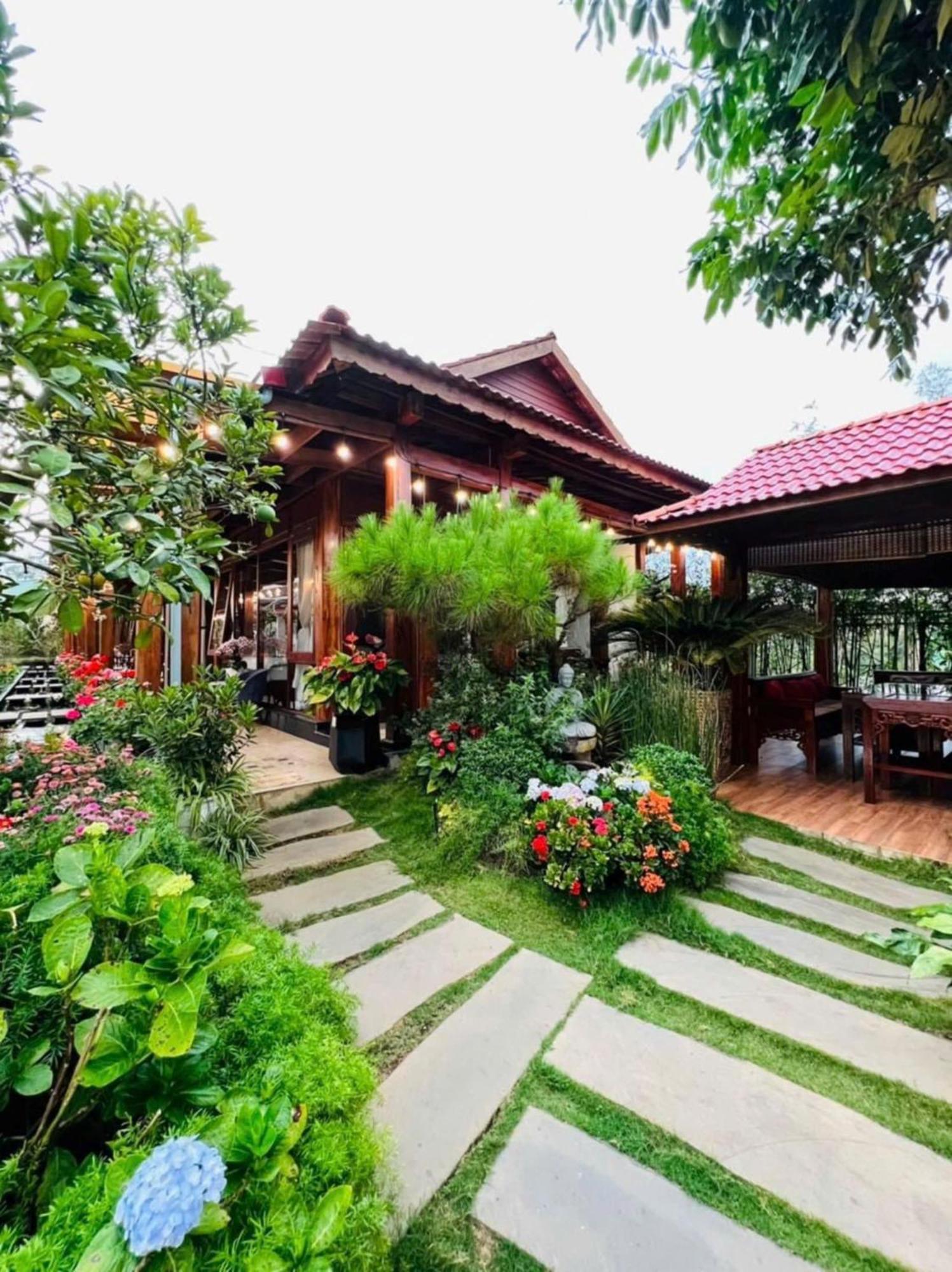 Vuon Tra Homestay Mang Den Kon Von Kla Luaran gambar
