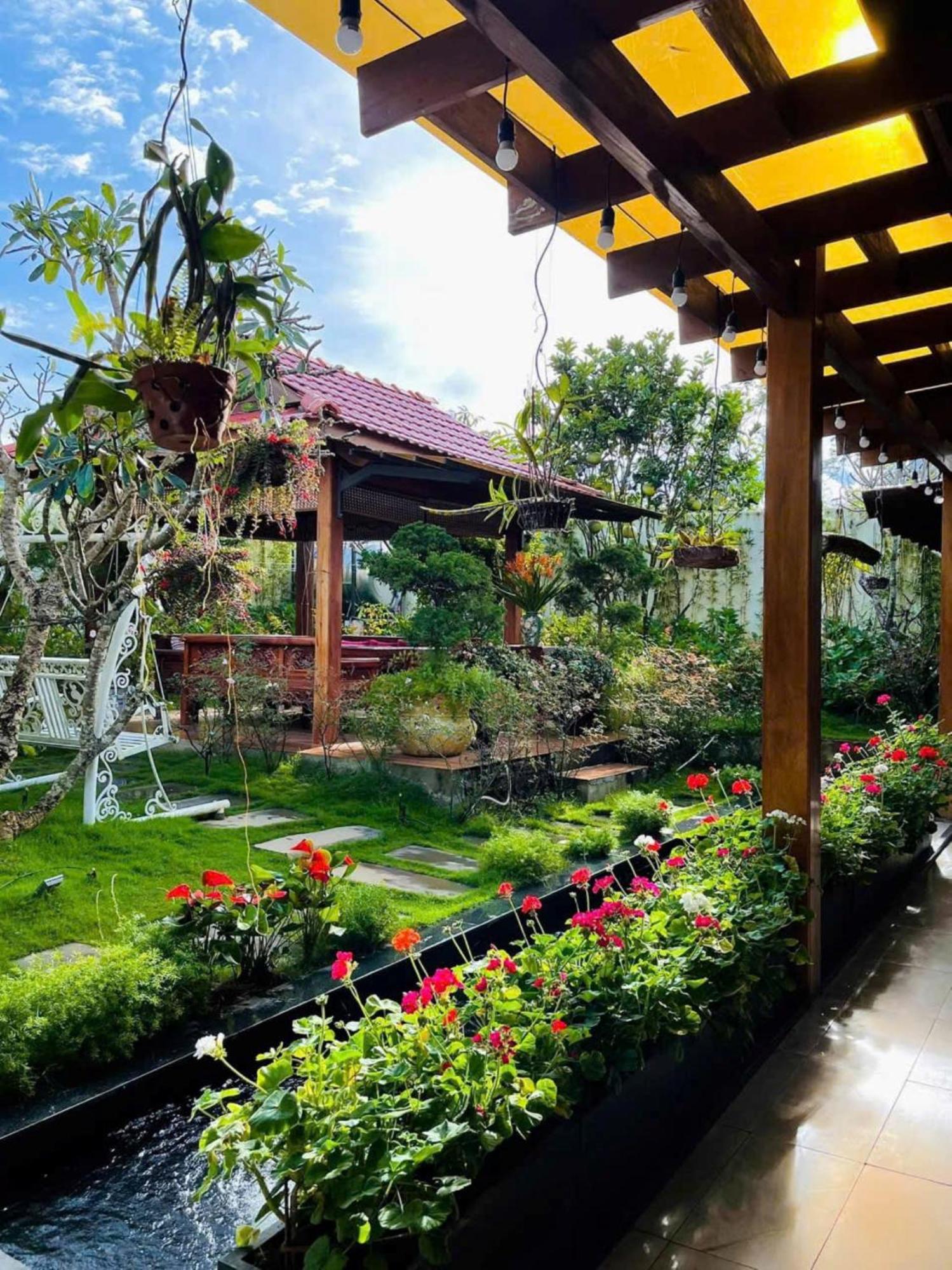 Vuon Tra Homestay Mang Den Kon Von Kla Luaran gambar